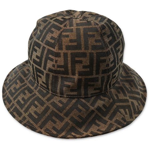 fendi ff motif bucket hat|FF fabric bucket hat .